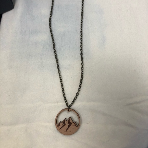 Wooden Mountain Necklace - Picture 3 of 5
